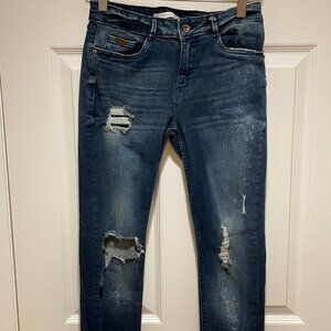 Zara Trafaluc Denim Wear Cotton-Blend Stretch Skinny Jeans Women's Size 6